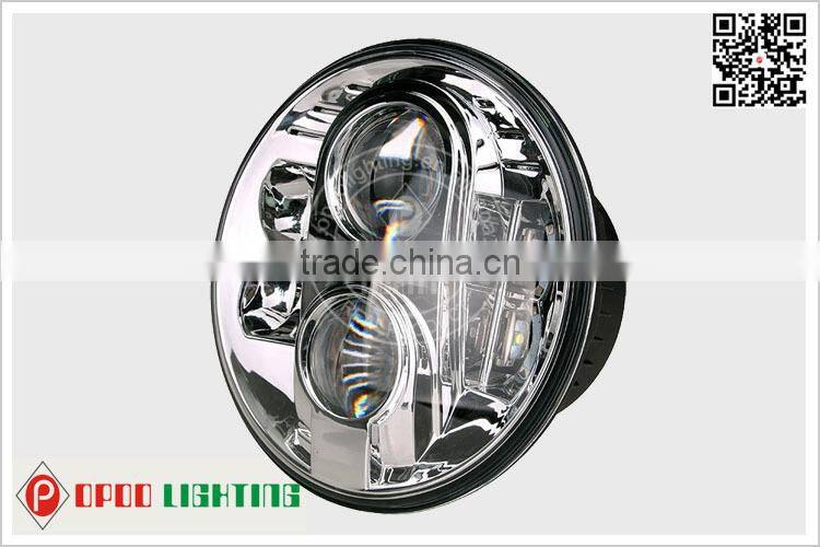 Hotsale headlight for motorcycle, Hi/Lo beam jeep 7 inch headlight for motorcycle