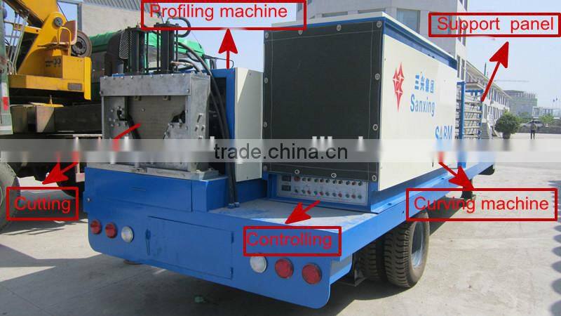 120 SABM-600-305 ARCH TYPE ROOF STEEL BUILDING MACHINE