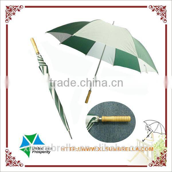 29" wooden handle double ribs golf umbrella