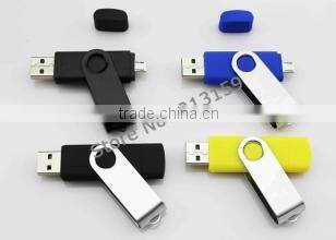 OTG USB Thumb Flash Drive 8GB 16G 32G 64G USB OTG Swivel Memory Stick