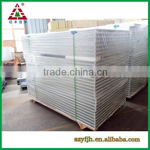 2015 factory price fire-proof Rock Wool Sandwich Panel