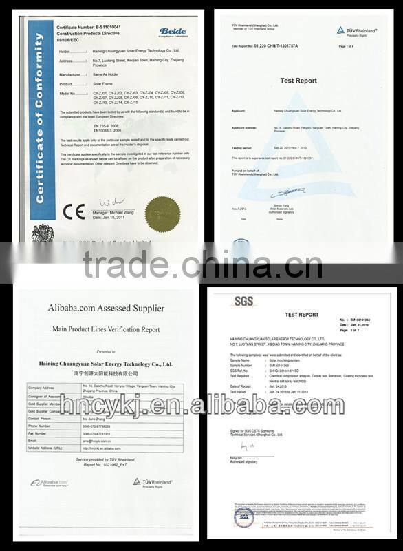 solar ballast mounting system for flat home