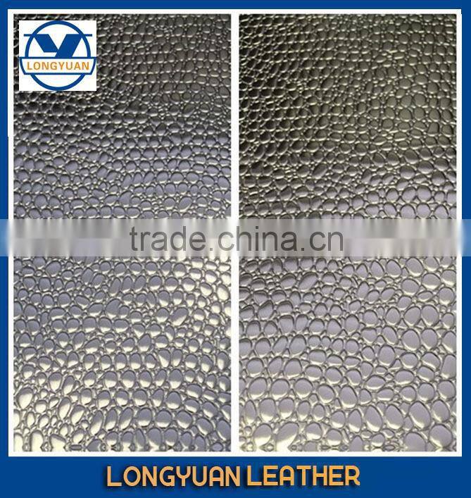 Leather Foil Metallic Leather Mirror Fabric