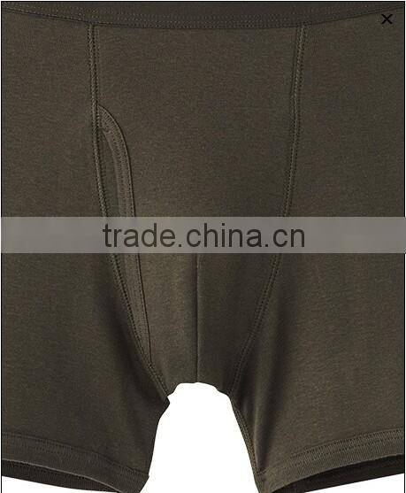 cotton classic soft solid men underwear briefs boxer shorts