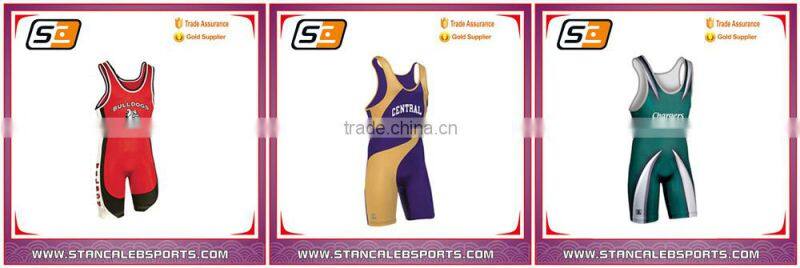 Stan Caleb custom New York Wrestling singlet