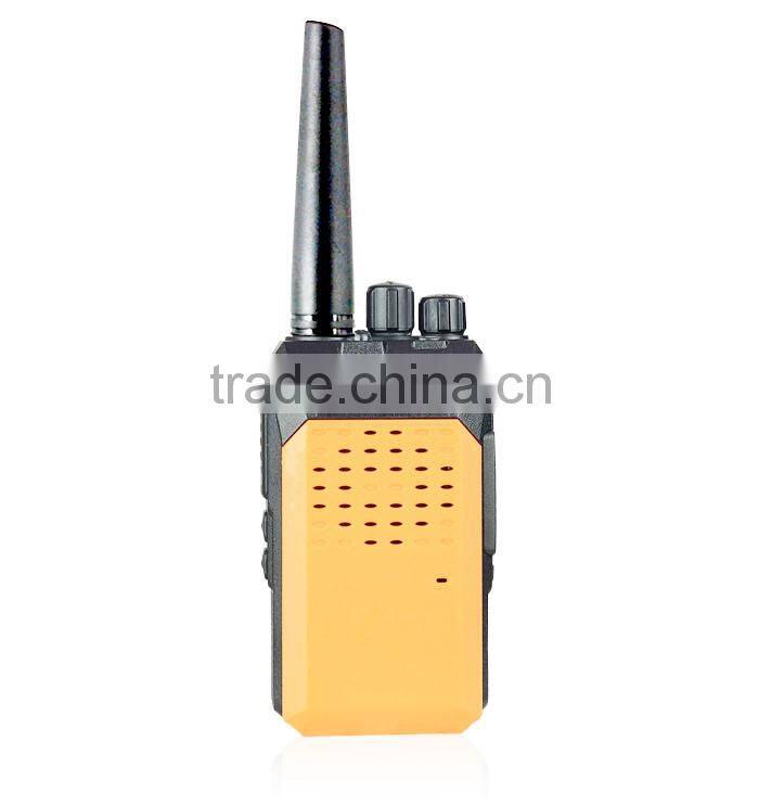 License free portable two way radio with LED light