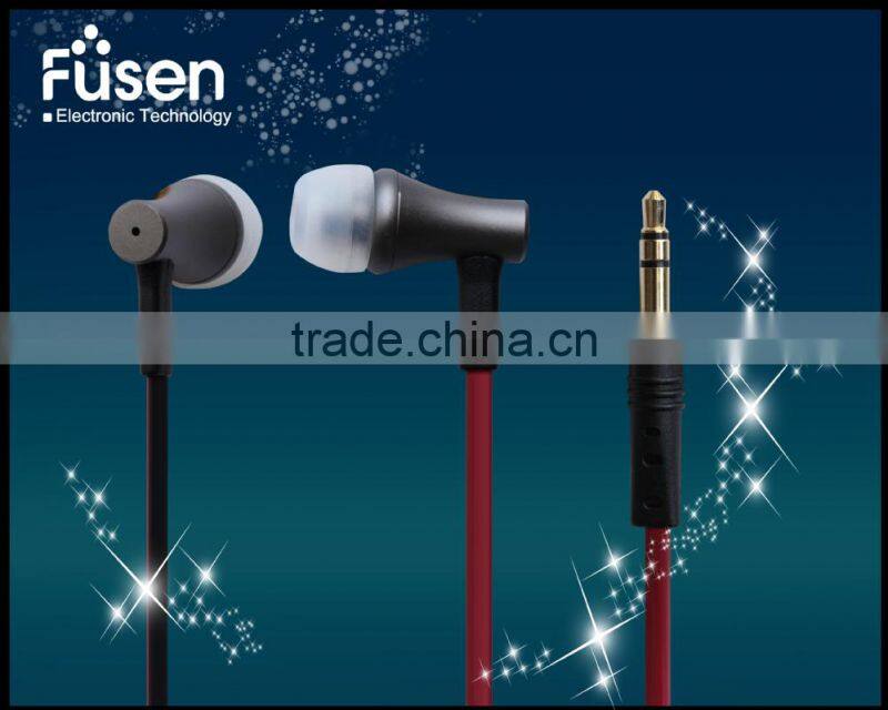 Deep Bass Metal Cheap Colorful Waterproof Shoelace Earphone