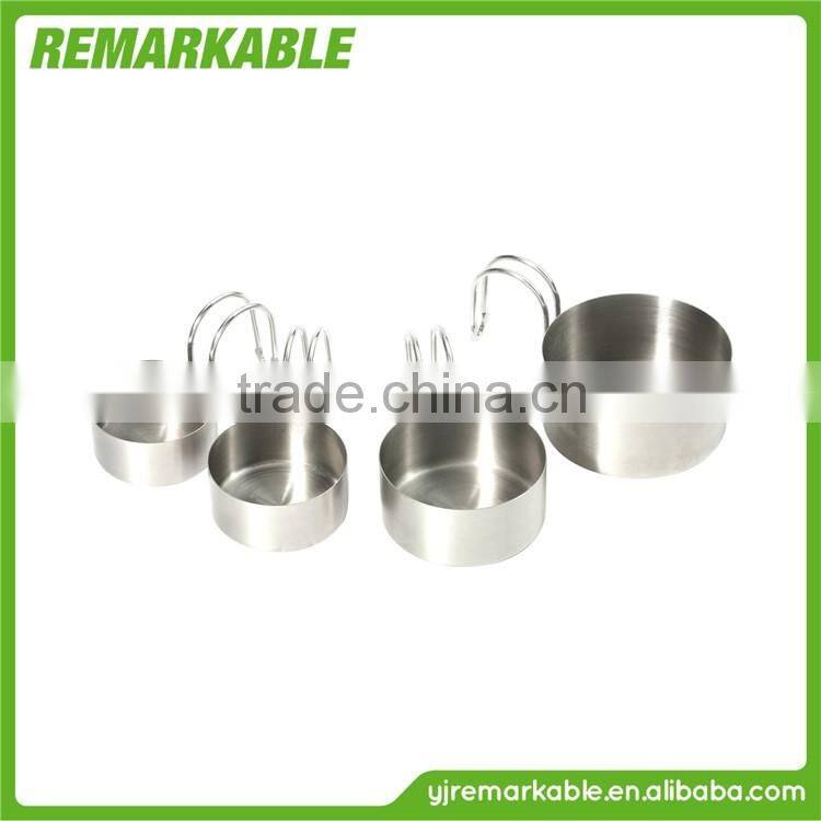 YangJiang Factory supply 4 PCS Custom Cheap Stainless Steel measuring cups For Sale