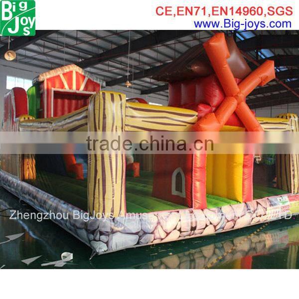 Hot sale giant inflatable outside amusement playground winnie fun city