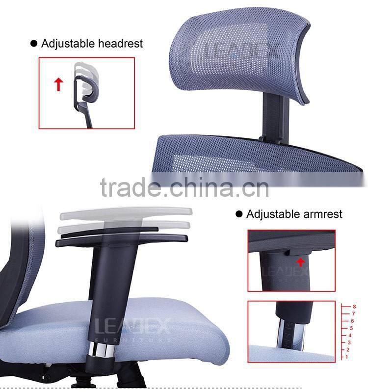 Modern funiture computer office chair with pu armrest cover