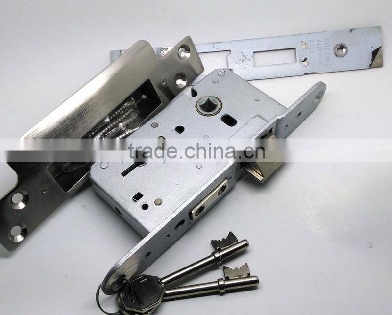 5 lever Mortise Sash door lock, European standard Mortise Lock,European sash Lock