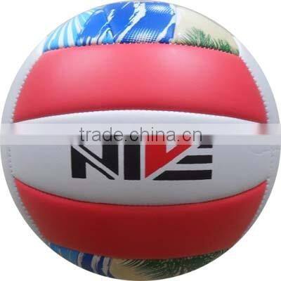 machine stitching volleyball