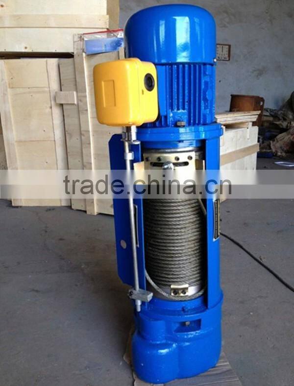 CD Single Speed Electric Wire Rope Pulling Hoist