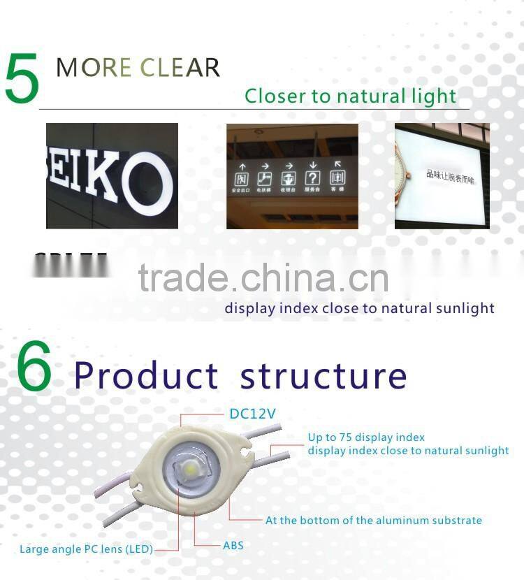 2015 1.5w IP67 Led module Epsitar LED Chip high power5050 led injection module