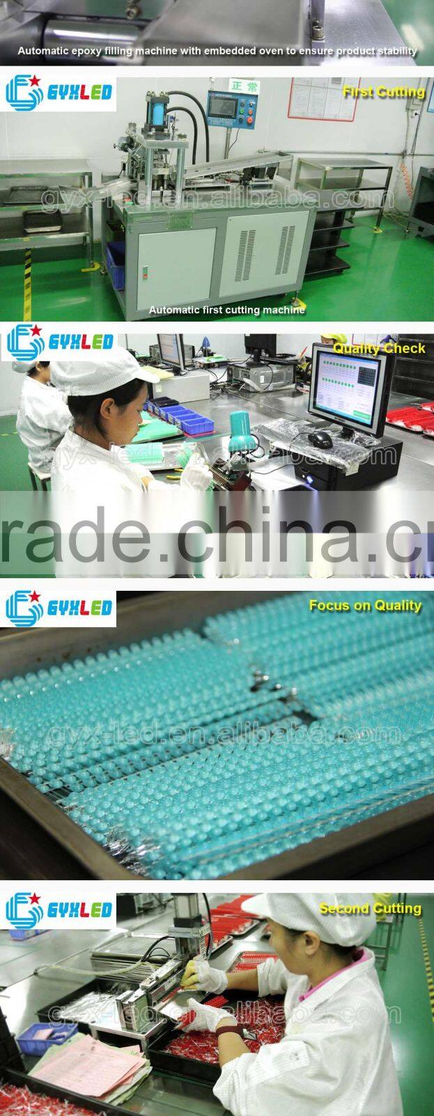 China OEM supplier 5000mcd Green Diffused 5mm type DIP LED LAMP