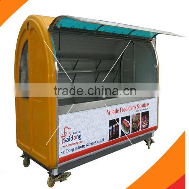 Producing Modern and luxury made in china mobile food cart/fast food van/food trailer for mobile food cart
