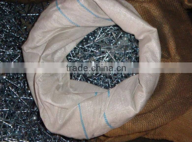 galvanied corrugated roofing nails factory