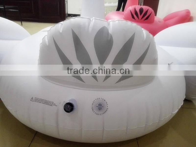 Hot selling inflatable giant swan inflatable white swan pool float inflatable white swan rider