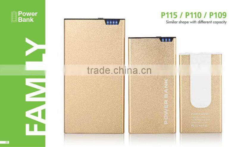 2016 Hot selling slim 3000mah credit card portable power bank silm bank power 2 IN 1 USB Charger