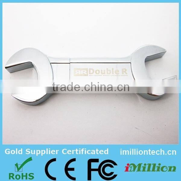 2016 New Product!! Metal Wrench USB 2.0 Thumbdrive for Promotion, No Encryption Custom Logo USB Flash Drive