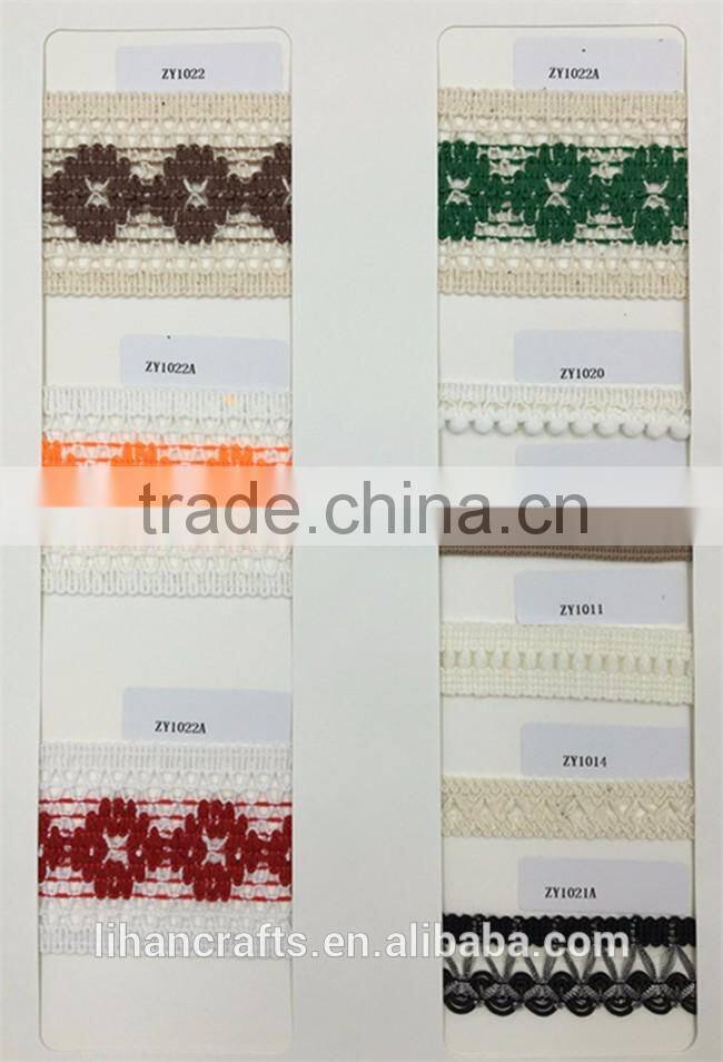 Wholesale High Quality H0907 Lace Ribbon,Crocheted Lace,100% Cotton Lace