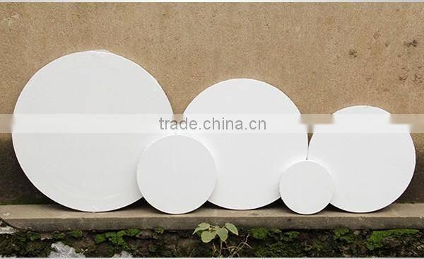 Round stretched canvas,Linen blend canvas material,different size for you.