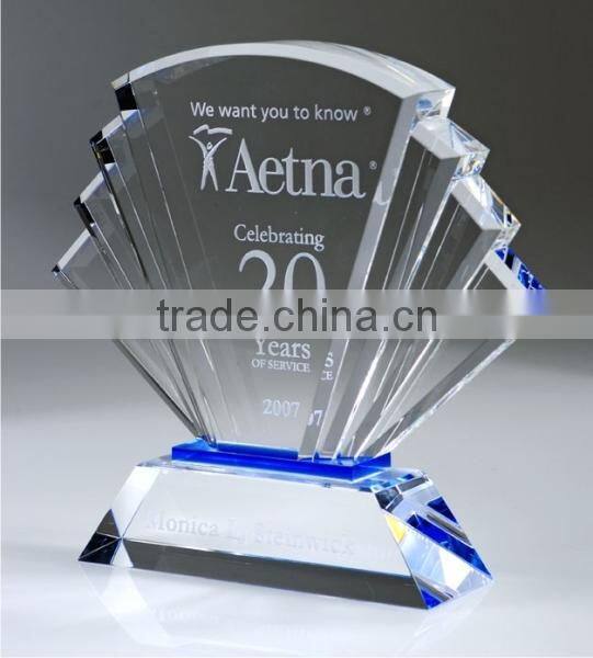 2016 Delicate crystal clock with calendar