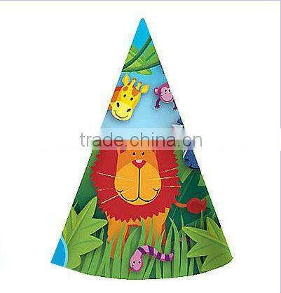 Jungle Animals Party Hats