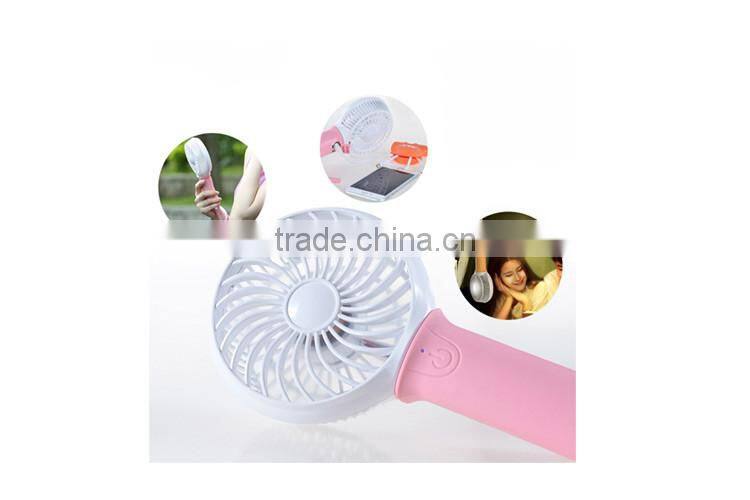 Factory wholesale universal portable operated handheld mini fan power bank