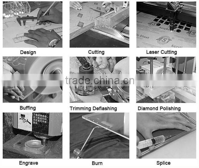 2016 hot sale with pen holder acrylic calendar