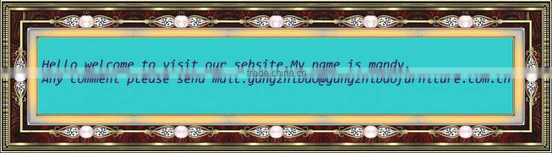 modern office workstation for two people with book shelf with four legs E-514