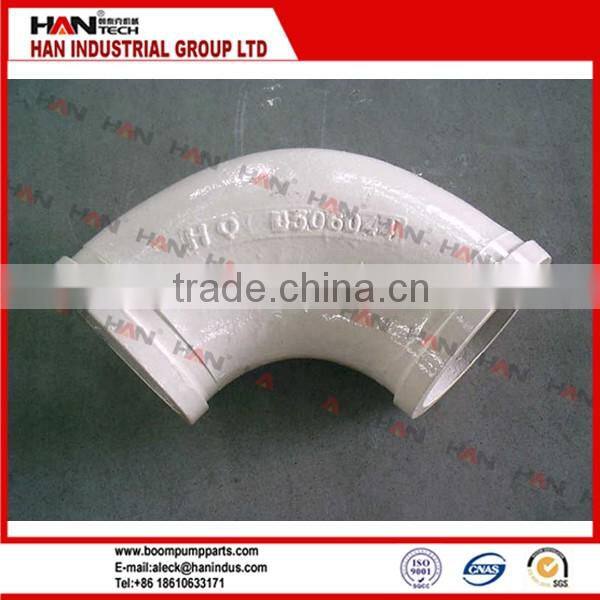 Tapered bend elbow OEM 10017547 for schwing concrete pump spare parts putzmeister