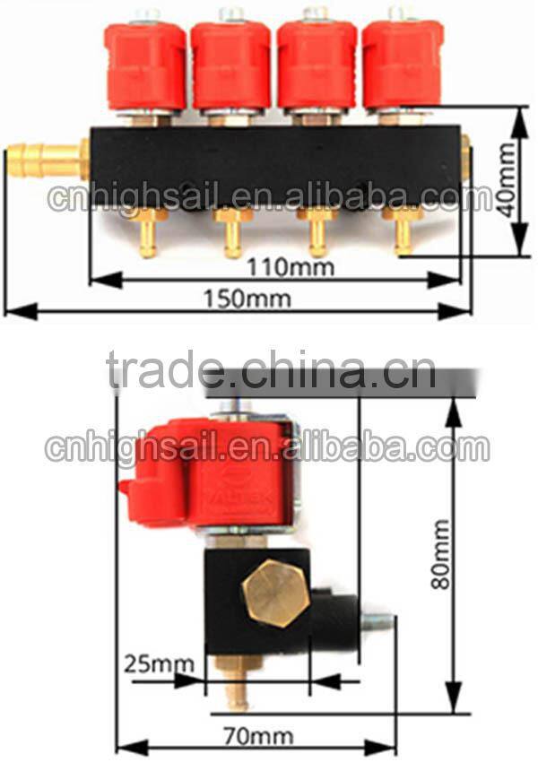 Top quality 4cyl cng conversion kits for cng/lpg sequential injection system