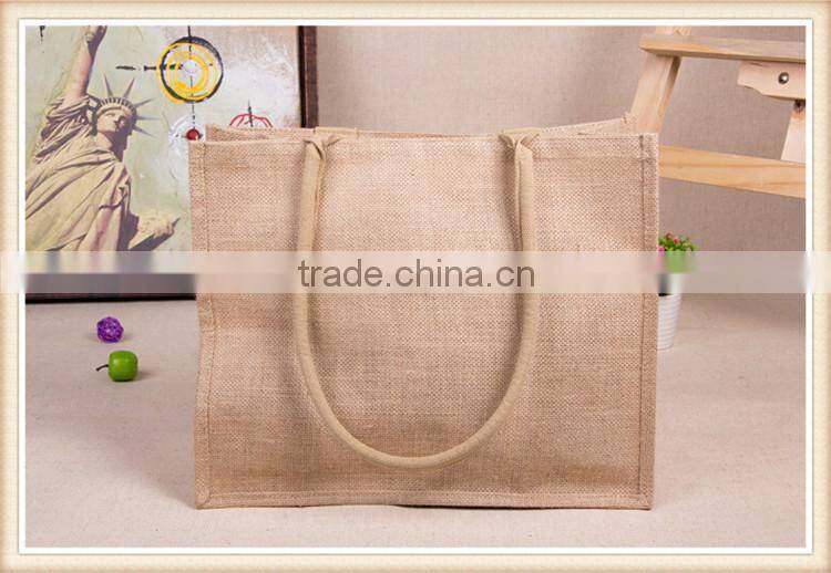 Christmas series printing jute bag