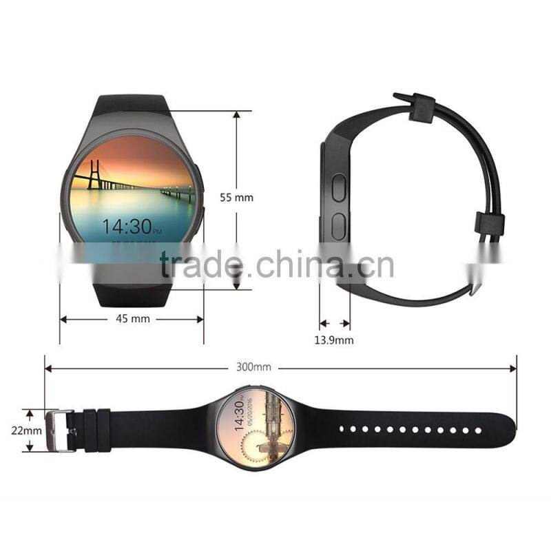 High quality KW18 android make call 3g smart watch