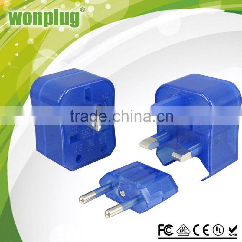 Commercial Residential application well made 10A 250V Amsterdam travel adapter can be used around the world