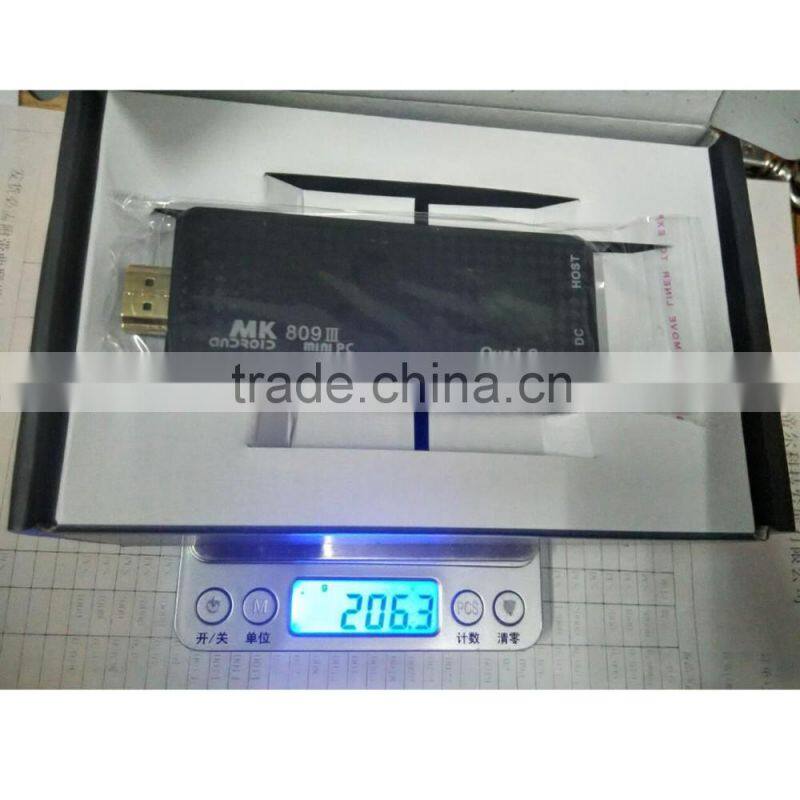 MK809III Quad Core Android 4.4 Smart TV BOX XBMC Wifi Bluetooth Mini PC 2G/8G for TV