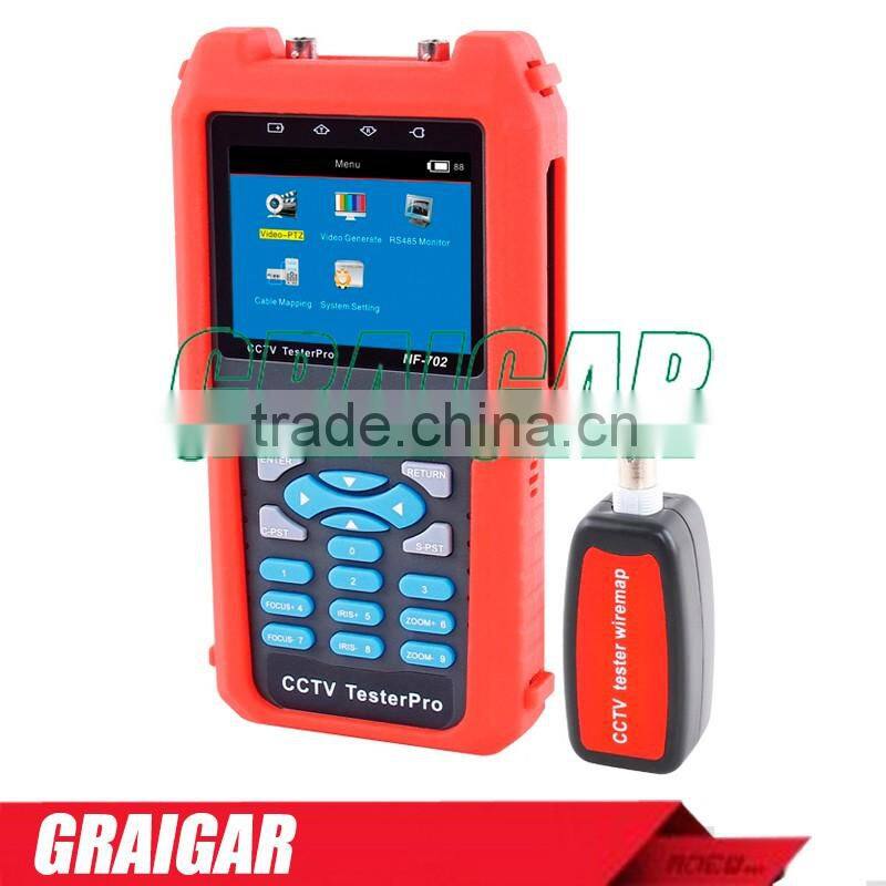 NF-702 CCTV Tester Multimeter 3.5 LCD 960*240 Resolution Video Level testing Audio input and PTZ continuing rotate test