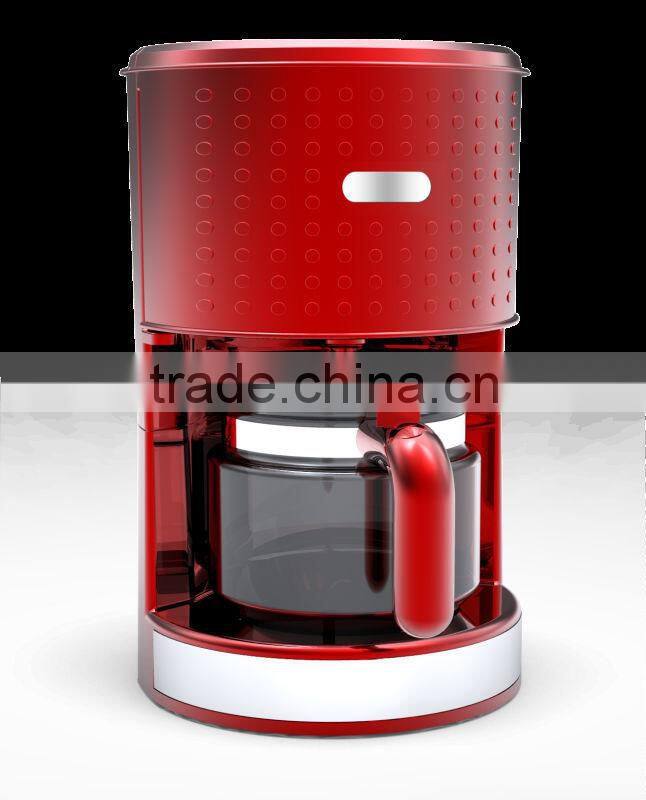 12 cup high temperature drip coffee maker machine/ GS CE LFGB ROHS approved coffee maker