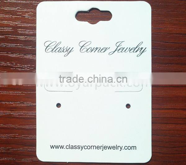 custom printed paper cardboard earring display cards