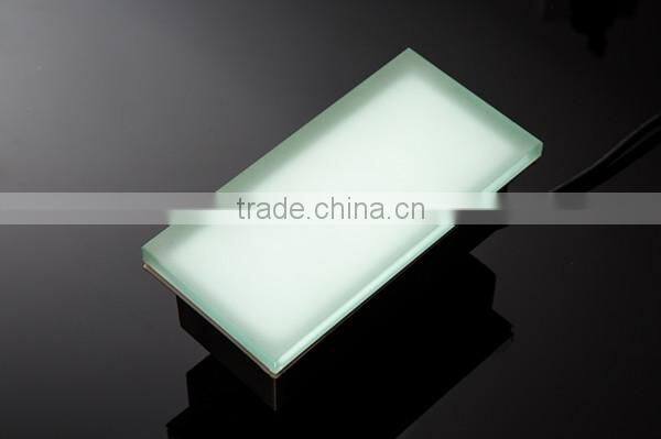 3 years warranty IP67 toughened glass led low voltage walkway landscape lights