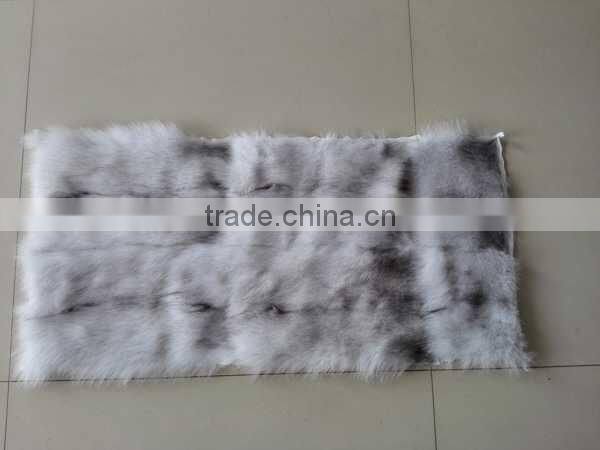 Hot selling in Europe market heavy thick soft warm fox fur blankets