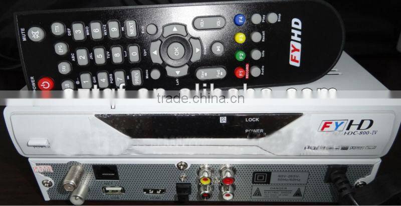 White FYHD800 whit EPG,Add Ethernet port,support Chinese language for singapore 800c
