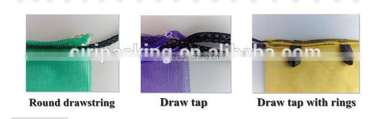 Professional Factory Cheap Wholesale Top Quality 2016 Tubular PP round yarn mesh bags for packaging vegetables and fruits