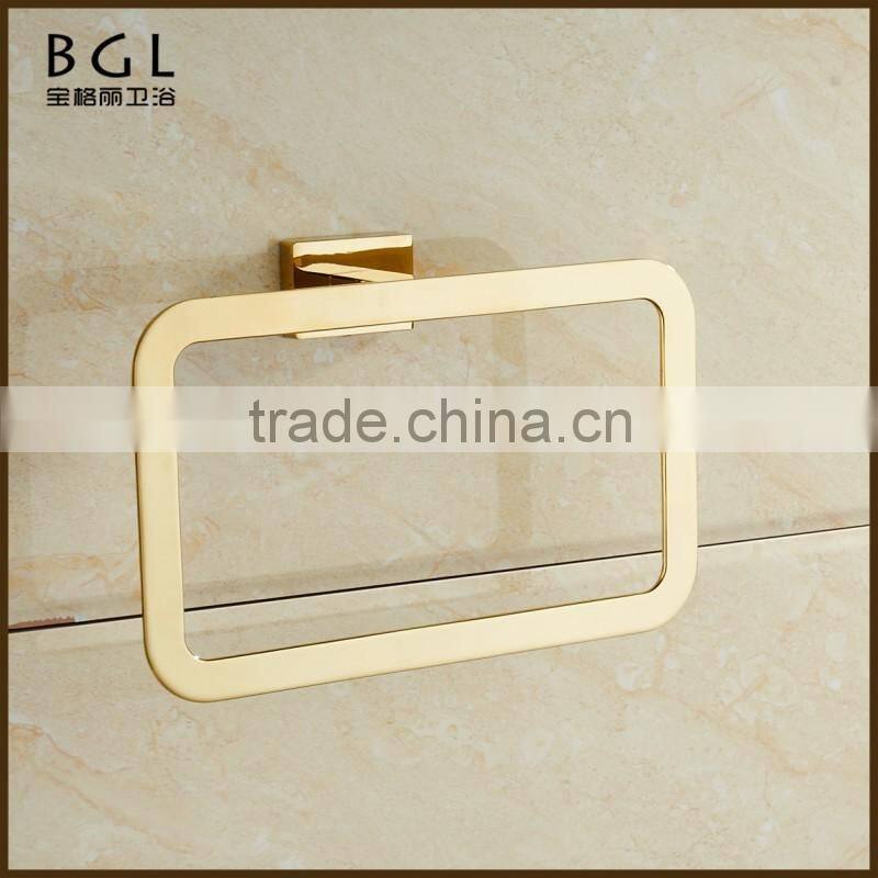 zinc alloy golden bathroom accessories set