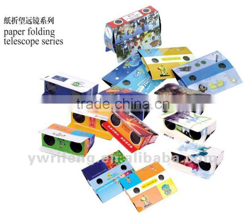 cheap hot sale toy binoculars ,children binocular,promotional folding paper binoculars