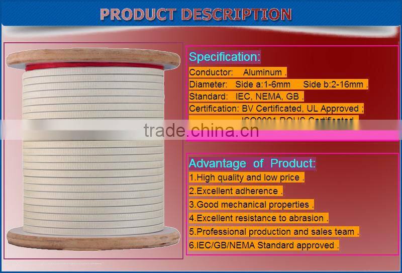 Fiberglass covered magnet wire for transformer on Alibaba