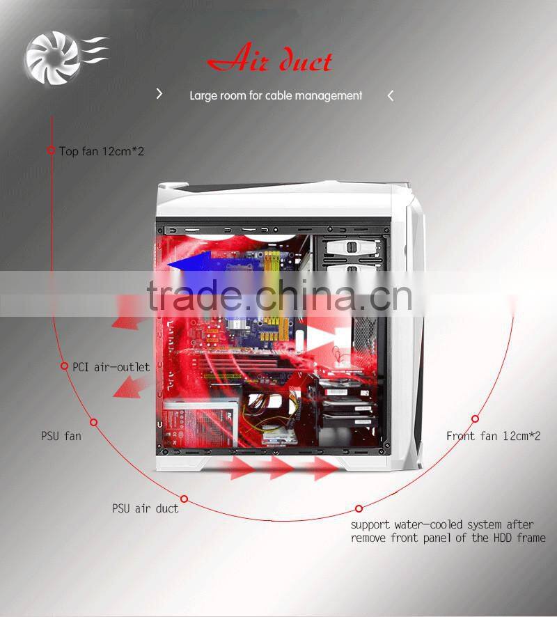aigo-Prometheus2 water cooled DIY Split-type Gaming Computer Case