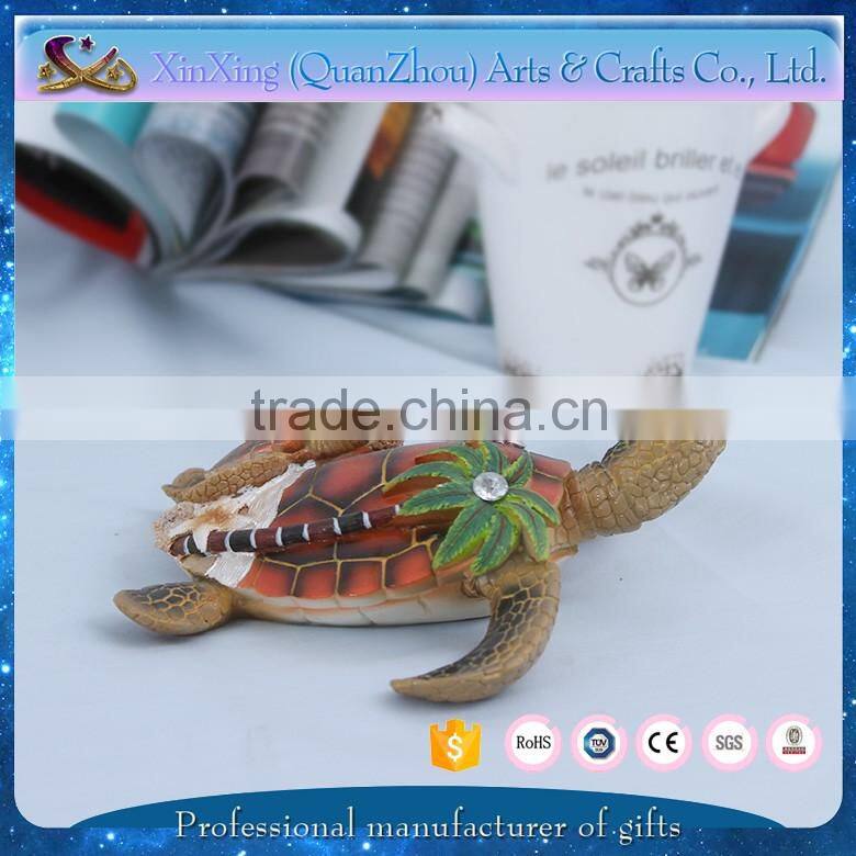 custom resin turtle shape resin home decoration pieces