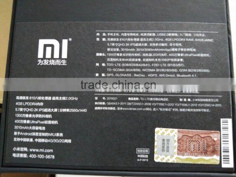 Xiaomi mi note pro 64gb gold Smartphone Hi-Fi/ 5.7"1920 x 1080 8cores/ 13MP camera